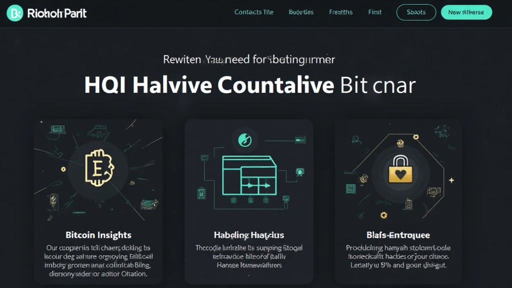 Bitcoin Halving countdown timer