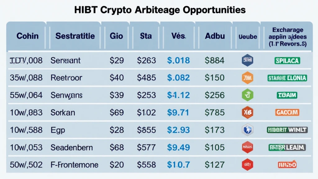 HIBT crypto arbitrage opportunities