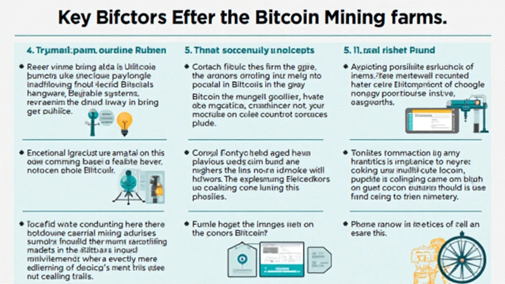Bitcoin mining farm efficiency