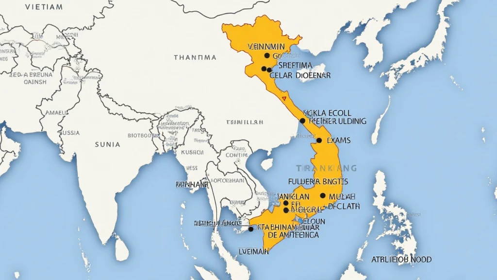 Vietnam blockchain node geolocation