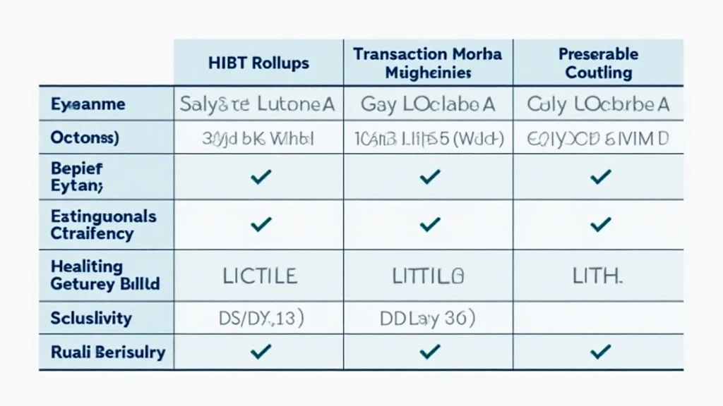 HIBT rollups comparison