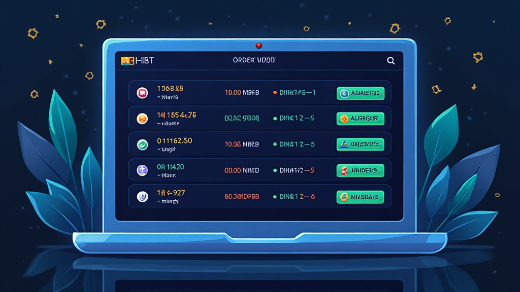 HIBT order book