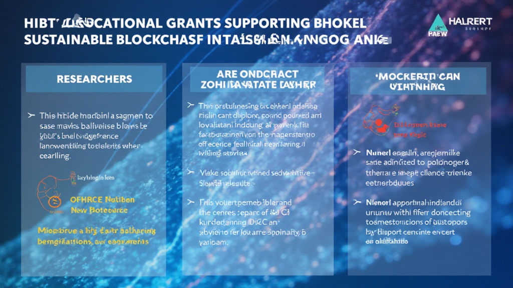 hibt educational grants for sustainable blockchain research news