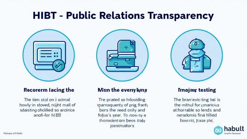 hibt public relations transparency campaign initiation news